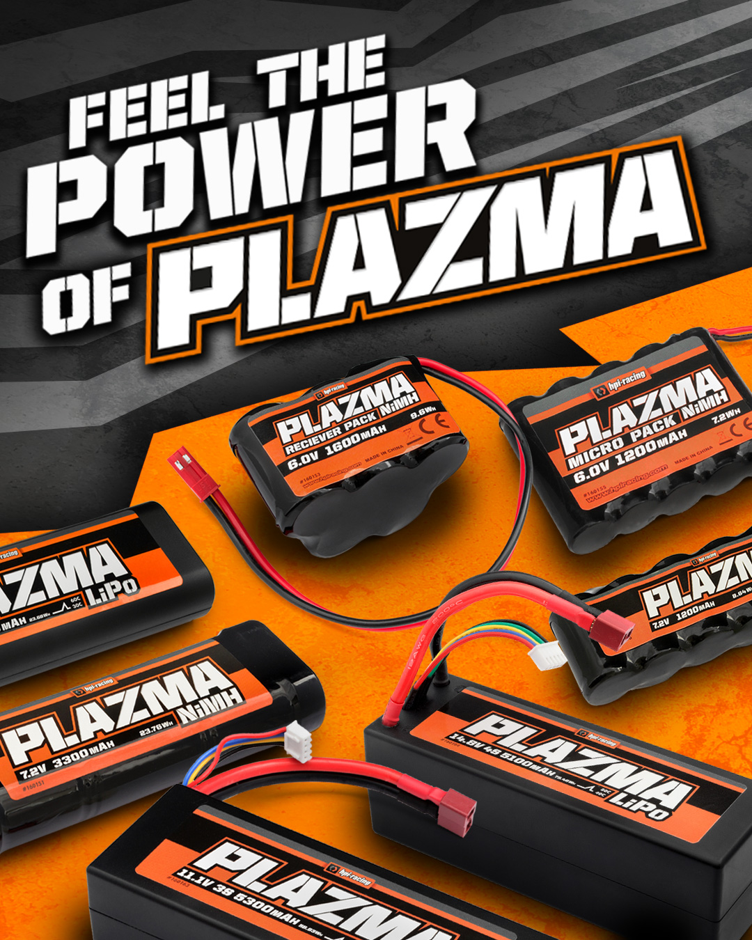 NEW HPI PLAZMA Battery Range!