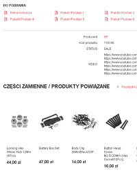 Rozbudowany moduł powiązań towarów 