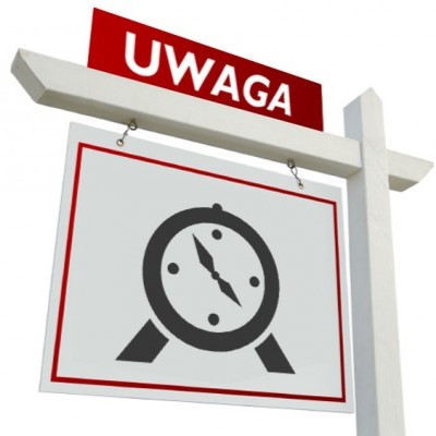 Zmiana godzin pracy.