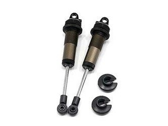 ALUMINUM THREADED SHOCK SET (64-91mm/BLACK/2pcs)