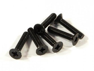 FLAT HEAD SCREW M3x15mm (6pcs) #Z529