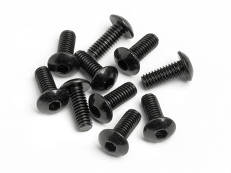 #94554 Button Head Screw M4X10Mm (Hex Socket/10Pcs)