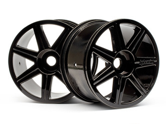 #101156 7 Spoke Black Chrome Trophy Truggy Wheel