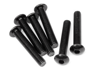 BUTTON HEAD SCREW M5x30mm (HEX SOCKET/6pcs) #94760