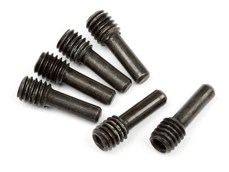 Screw Shaft M4X2.5X12Mm (Black/6Pcs) #86094