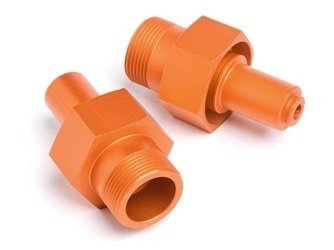 24mm FRONT HEX HUB (ORANGE/2pcs)