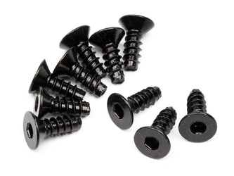 #94303 Tp. Flat Head Screw M3X8Mm (Hex Socket/10Pcs)