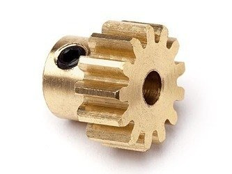 #MV22689 13T Brass Pinion Gear (0.8 M / 32DP 3.175 Shaft)