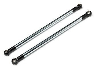 Steering Linkage 146mm Gunmetal 2pcs (Scout RC)