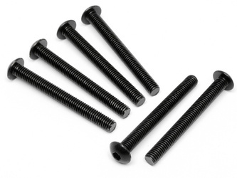 Button Head Screw M5X45mm (Hex Socket/6pcs) #94763