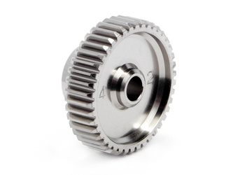 ALUMINUM RACING PINION GEAR 42 TOOTH (64 PITCH)
