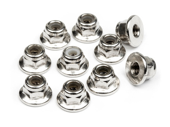 Flanged Lock Nut M3 (10Pcs) #103671