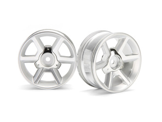 GT Wheel Silver (6Mm Offset/2Pcs) #33471