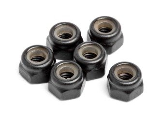 M3 Nylon Locknut (6Pcs) #MV22062