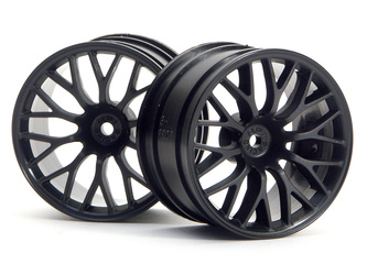 Mesh Wheel 57X35Mm (2.2 In.) Black #3036