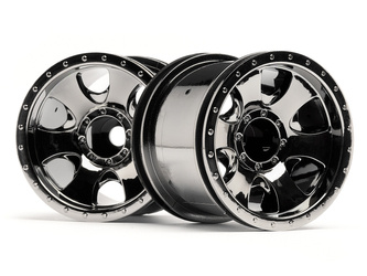 Warlock Wheel Black Chrome (2.2In/2Pcs) #105280