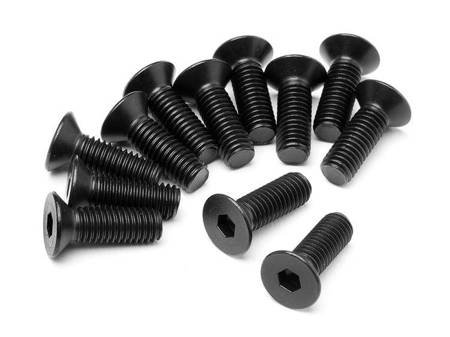 FLAT HEAD SCREW M5X15MM 12 PCS #MV24076