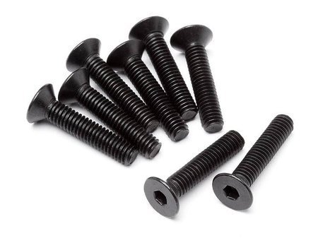 Flat Head Screw M4x20mm 12 Pcs #MV24073