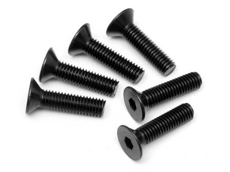 Flat Head Screw M5X20Mm (Hex Socket/6Pcs) #94732