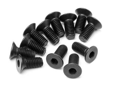 Flat Head Screw M5x12mm 12 Pcs #MV24075