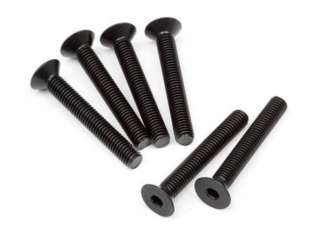 Flat Head Screw M5x35mm (Hex Socket/6pcs) #109068