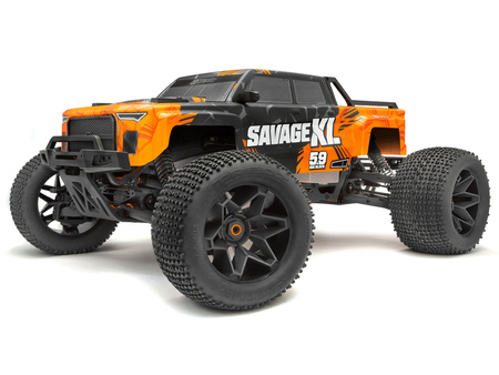 GTXL-6 Kingcab Painted Truck Body (Orange/Black) #160107