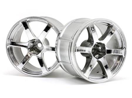 Lp35 Wheel Yokohama Avs Model T6 Chrome (2Pcs) #33467