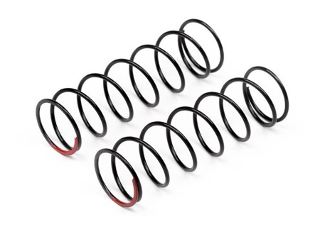 SHOCK SPRING FRONT FIRM 1.3X60X7.5 (RED/2PCS) #MV29138