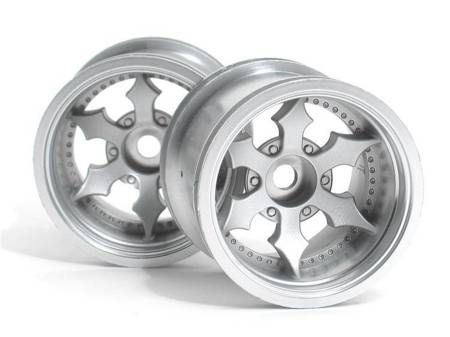 SPIKE TRUCK WHEEL (MATTE CHROME/2pcs)