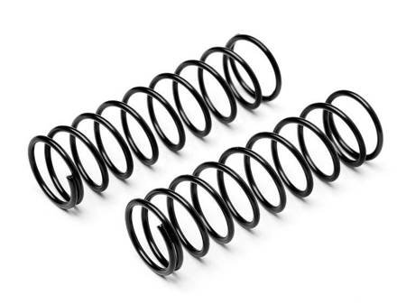 Shock Spring 13X57X1.4Mm 9.5Coils (Black/2Pcs) #105035