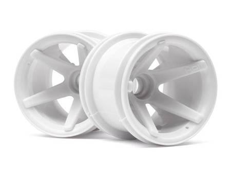 Super Star Mt Wheels Front (White/2.2In/2Pcs) #2100