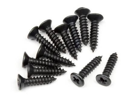 Tp. Flat Head Screw M2.6X12Mm (12Pcs) #101273