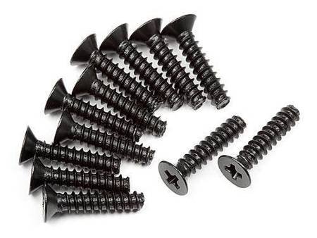 Tp. Flat Head Screw M2.6X12Mm (12Pcs) #Z478