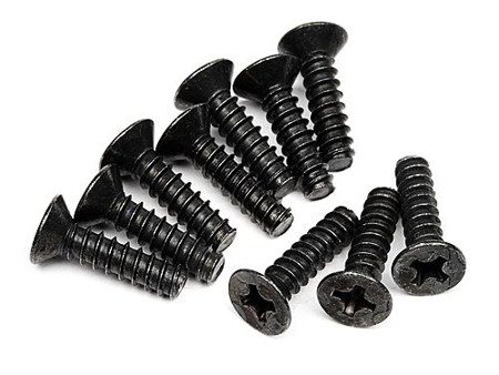 Tp. Flat Head Screw M3X12Mm (10Pcs) #Z578