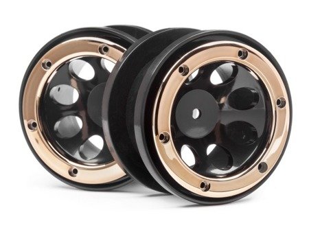 WHEELS W/GOLD BEADLOCKS (2PCS) #MV25065