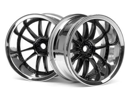 Work Xsa 02C Wheel 26Mm Chrome/Black (9Mm Offset) #3288