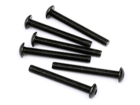 BUTTON HEAD SCREW M5x40mm (HEX SOCKET/6pcs) #94762