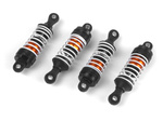 #150557 Aluminum Oil-Filled Shock Absorber Set Orange/4pc