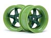 WORK MEISTER S1 WHEEL GREEN 26mm (6mm OS/2pcs) #111091