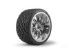 MOUNTED PHALTLINE TIRE 140x70mm on TREMOR WHEEL CHROME