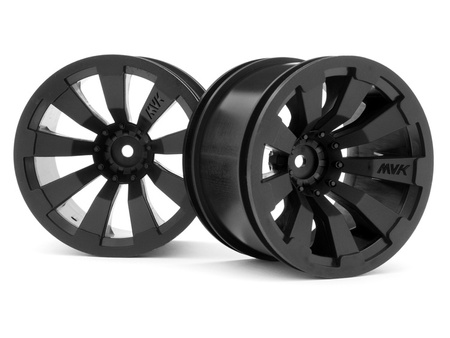 Quantum+ XT 3.2in Wheel (Black/2pcs) #150246