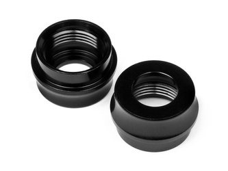 Big Bore Shock Bottom Cap (Black/2pcs) #67529