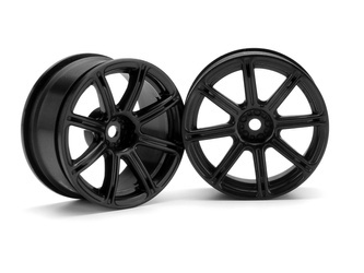 WORK EMOTION XC8 WHEEL 26mm BLACK (3mm OFFSET) #3306