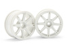 WORK EMOTION XC8 WHEEL 26mm WHITE (3mm OFFSET) #3303