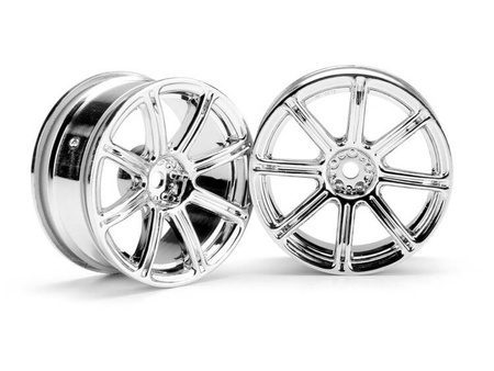 Work Emotion Xc8 Wheel 26Mm Chrome (3Mm Offset) #3300