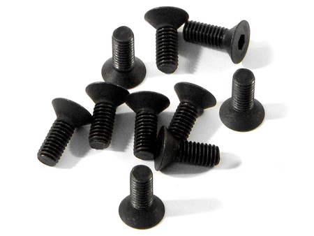 FLAT HEAD SCREW M3x8mm (HEX SOCKET/10pcs) #Z082