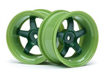 #111091 Work Meister S1 Wheel Green (6Mm Offset/2Pcs)