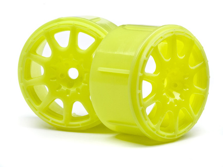 METHOD RALLYCROSS WHEEL YELLOW (MICRO RS4/4PCS)