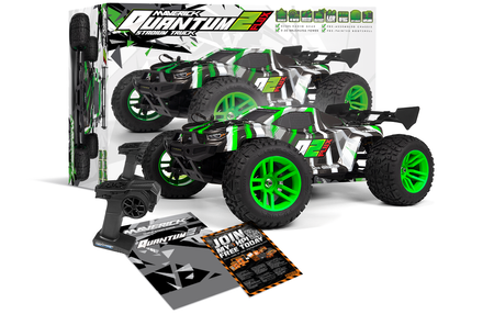 Samochód zdalnie sterowany RC #150408 Quantum2 XT Flux 1/10th Stadium Truck - Green Model Auto RC