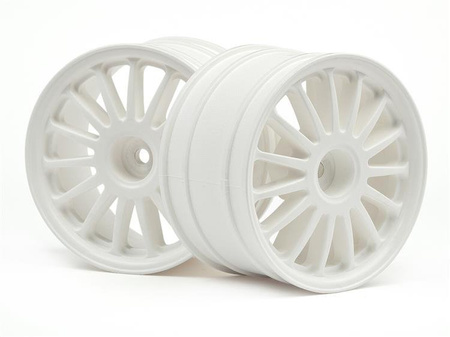 WR8 Tarmac Wheel White (2.2inch/57X35Mm/2Pcs) #108075